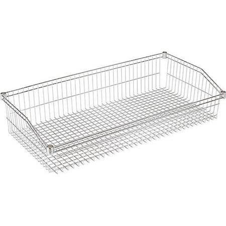 Nexel Wire Shelf Basket 48inW x 24inD 320793